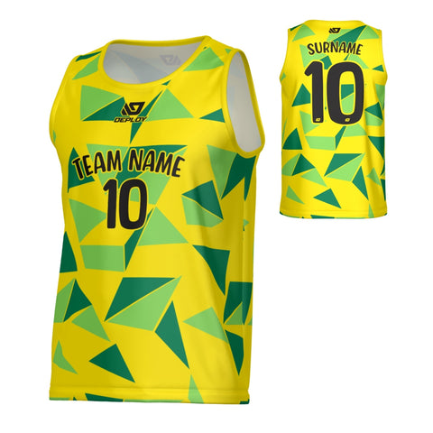 Shards Sports Singlet - Yellow