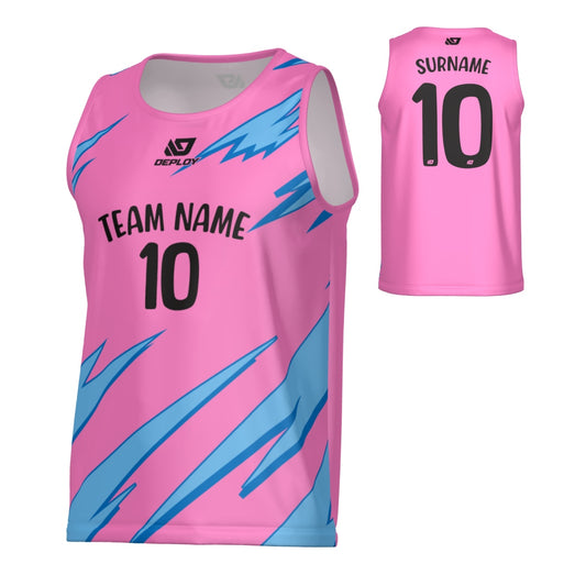 Sharp Sports Singlet - Pink
