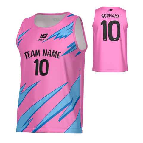 Sharp Sports Singlet - Pink