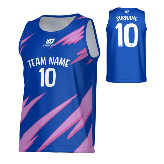 Sharp Sports Singlet - Royal Blue