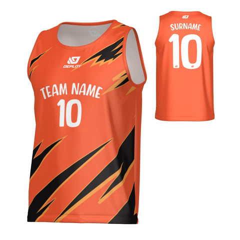 Sharp Sports Singlet - Orange