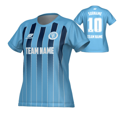 Streamline Womens Jersey - Sky Blue & Navy