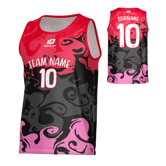 Smoke Sports Singlet - Red