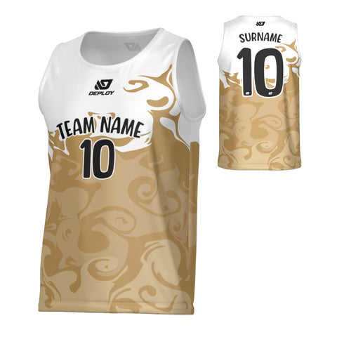 Smoke Sports Singlet - White