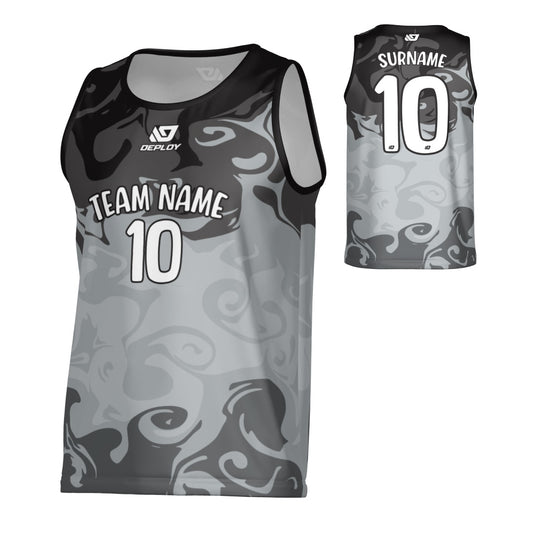 Smoke Sports Singlet - Black