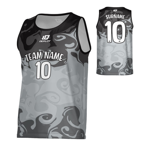 Smoke Sports Singlet - Black