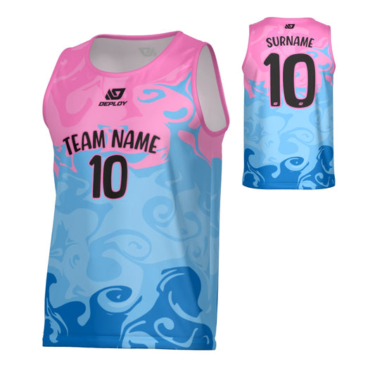 Smoke Sports Singlet - Pink