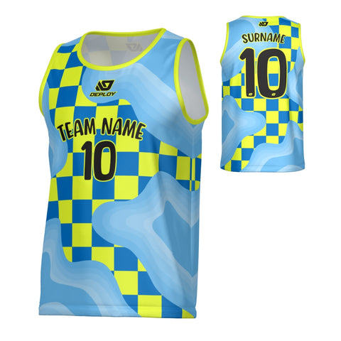 Spill Sports Singlet - Neon Yellow