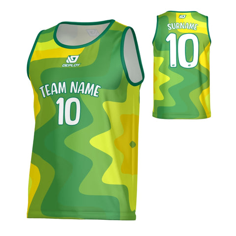 Splat Sports Singlet - Green