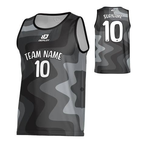 Splat Sports Singlet - Black
