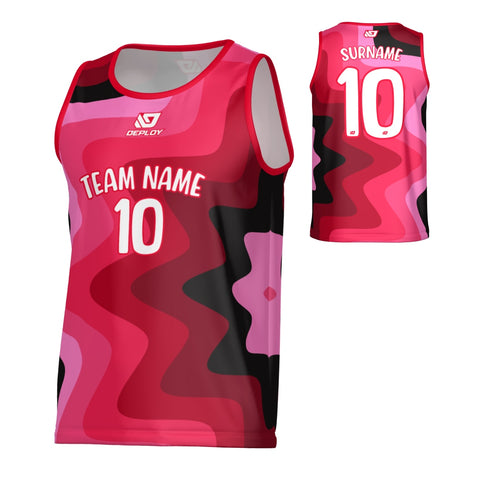 Splat Sports Singlet - Red