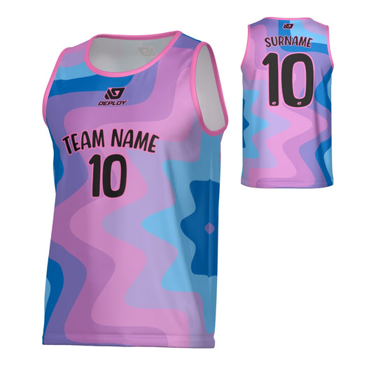 Splat Sports Singlet - Pink