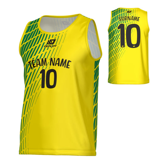 Spray Sports Singlet - Yellow