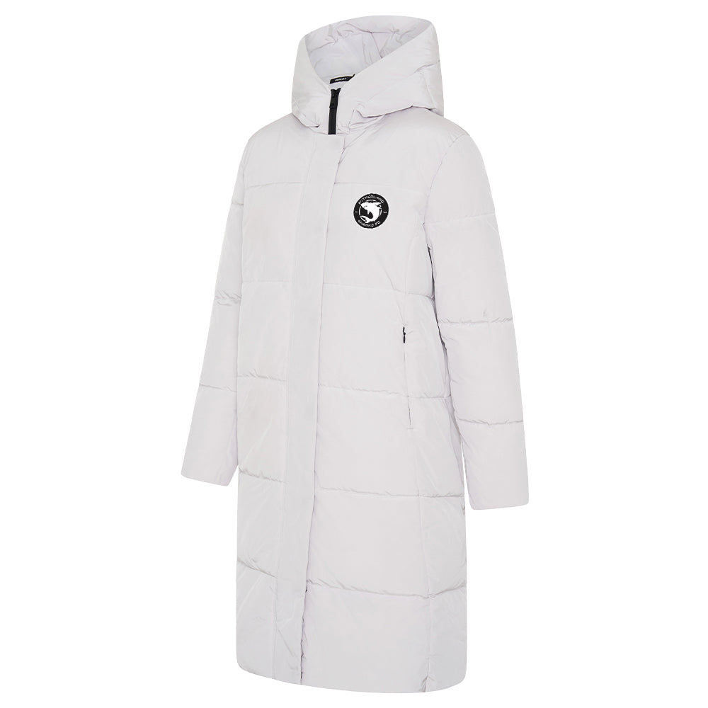 SSFC - Lunar Women's Puffer Jacket White - Deploy Football - Australia's Best Footballs & Soccer Balls