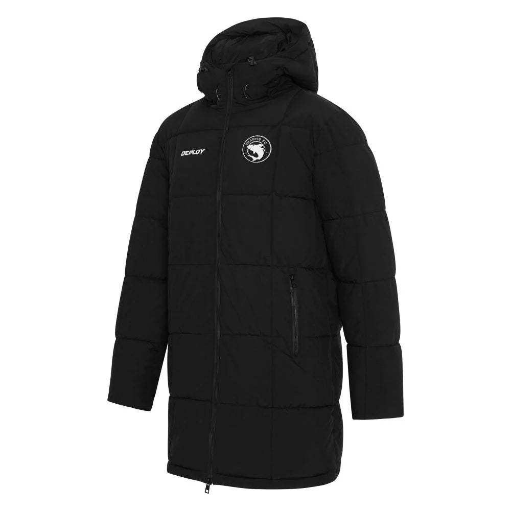 Sutherland Sharks FC - Zero PLUS Puffer Jacket - Deploy Football - Australia's Best Footballs & Soccer Balls