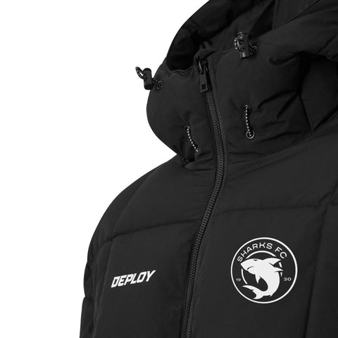 Sutherland Sharks FC - Zero PLUS Puffer Jacket - Deploy Football - Australia's Best Footballs & Soccer Balls