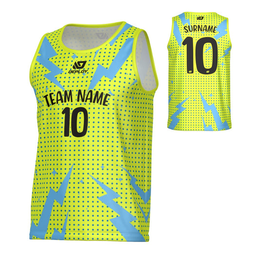 Storm Sports Singlet - Neon Yellow