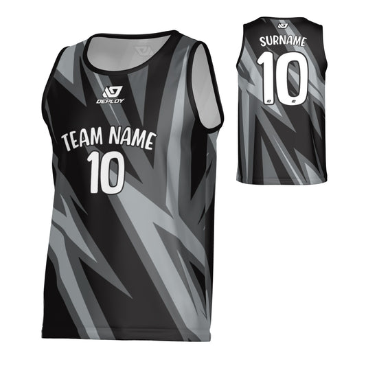 Strike Sports Singlet - Black