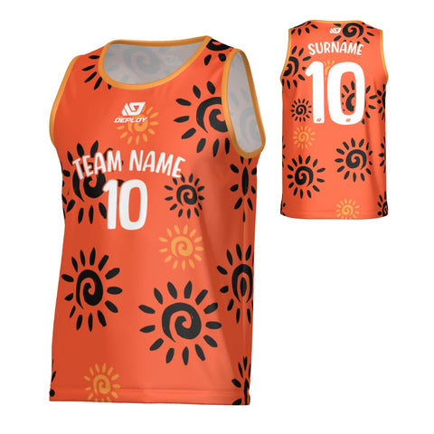Sun Sports Singlet - Orange