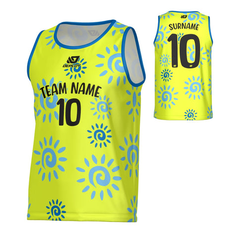 Sun Sports Singlet - Neon Yellow