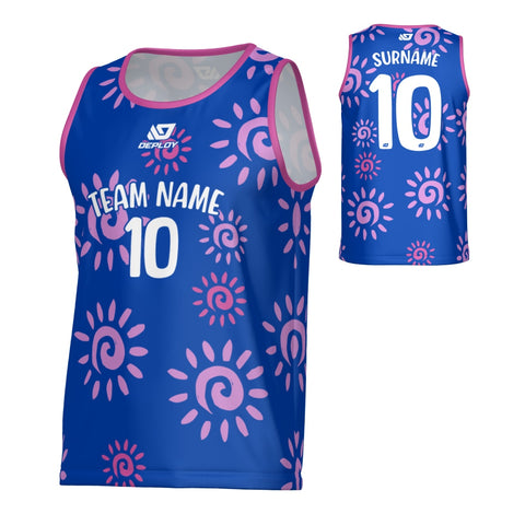 Sun Sports Singlet - Royal Blue