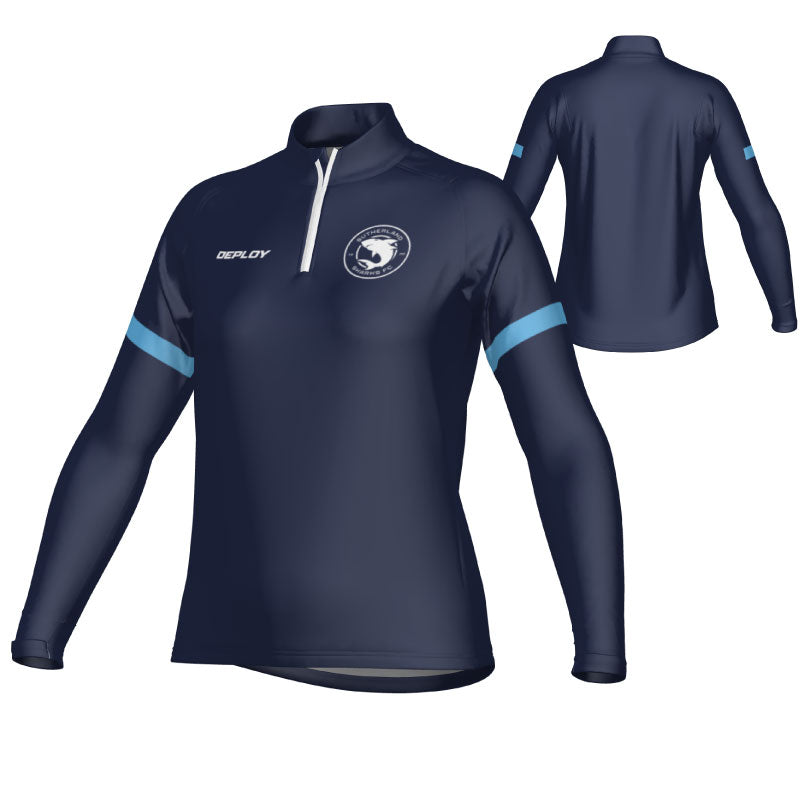 Sutherland Sharks FC - Players Drill Top - Womens Cut
