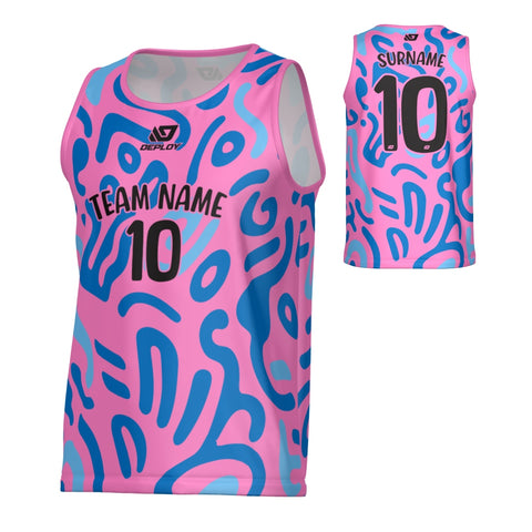 Swells Sports Singlet - Pink