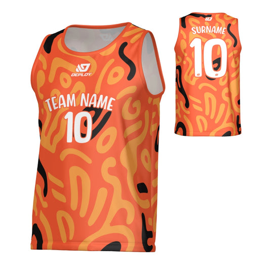 Swell Sports Singlet - Orange
