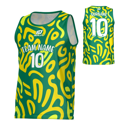 Swells Sports Singlet - Green