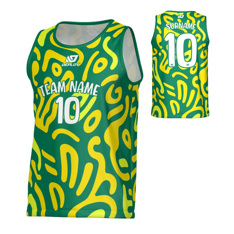 Swells Sports Singlet - Green