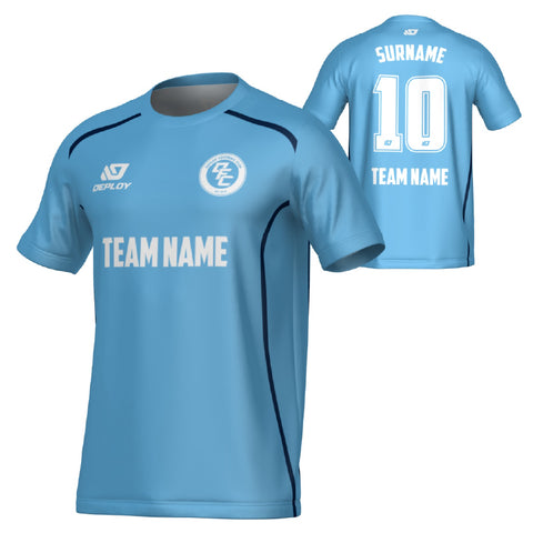 Contour Jersey - Sky Blue & Navy