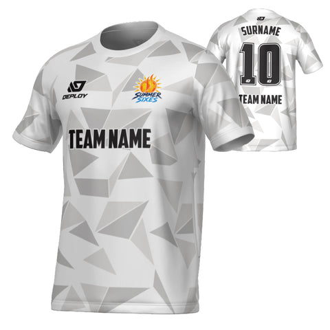 SUTHERLAND SHIRE FA SUMMER - SHARDS - WHITE