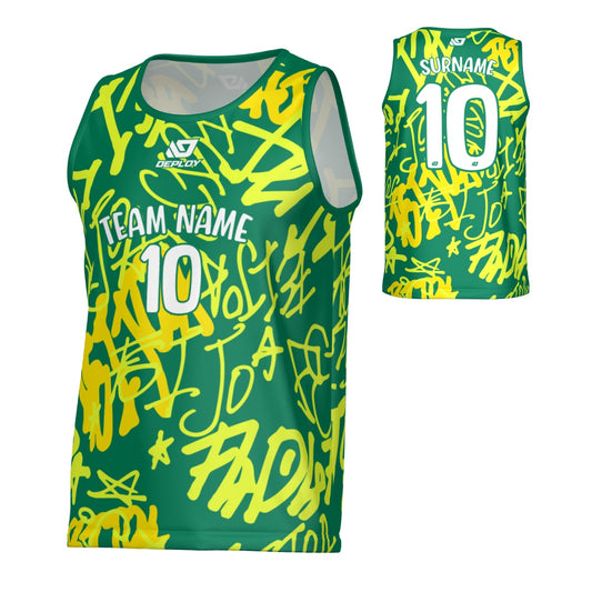 Tags Sports Singlet - Green