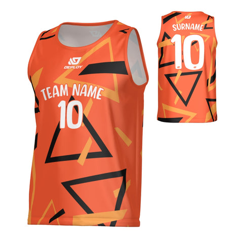 Triangle Sports Singlet - Orange