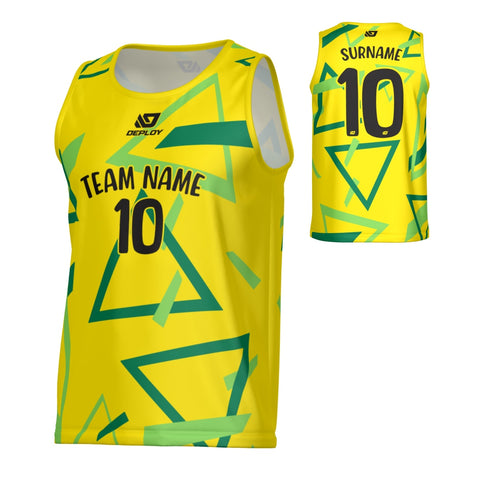 Triangle Sports Singlet - Yellow