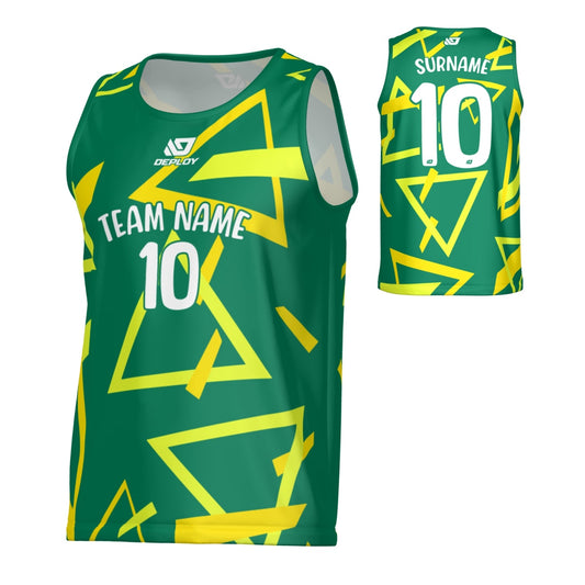 Triangle Sports Singlet - Green