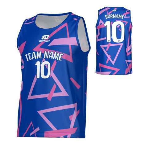 Triangle Sports Singlet - Royal Blue