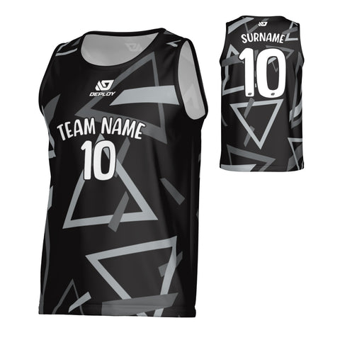 Triangle Sports Singlet - Black