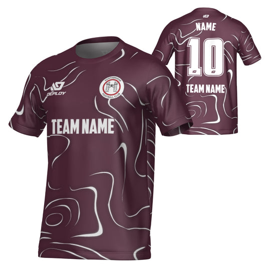 Northbridge FC - Flight Jersey Marble - Maroon