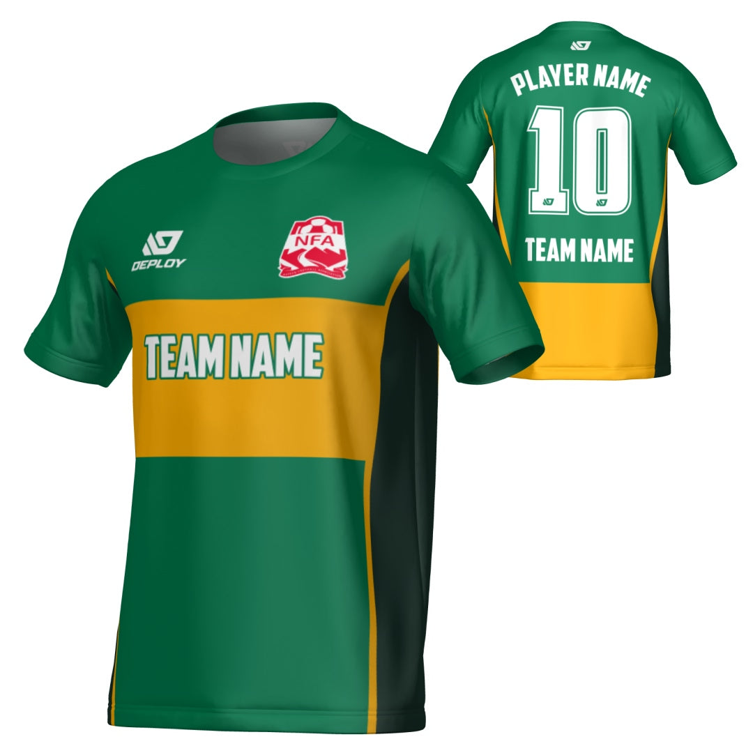 NEPEAN FA SUMMER - SHIFT - GREEN & GOLD
