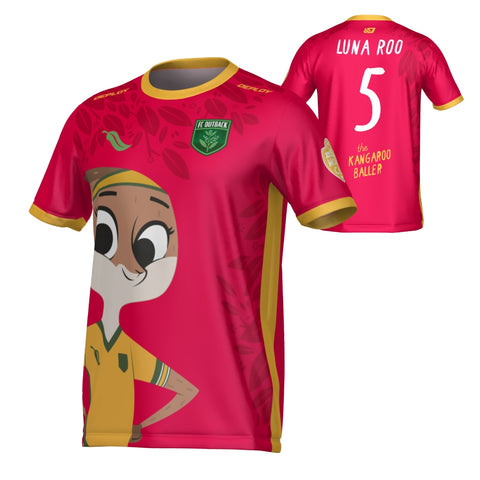 Luna Roo Football Jersey - Red