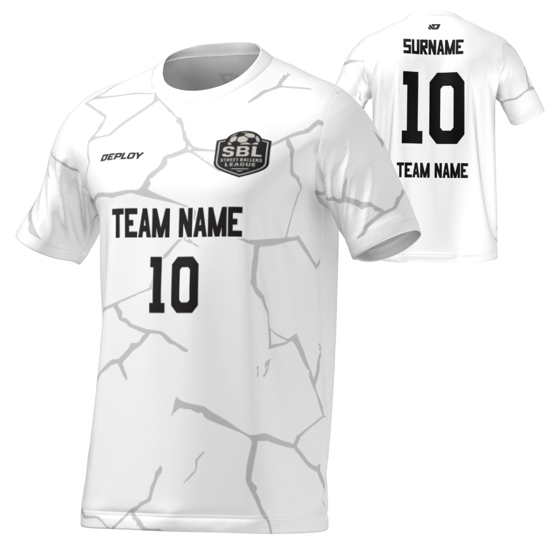 Street Ballers League - Flight Jersey Cracks - White