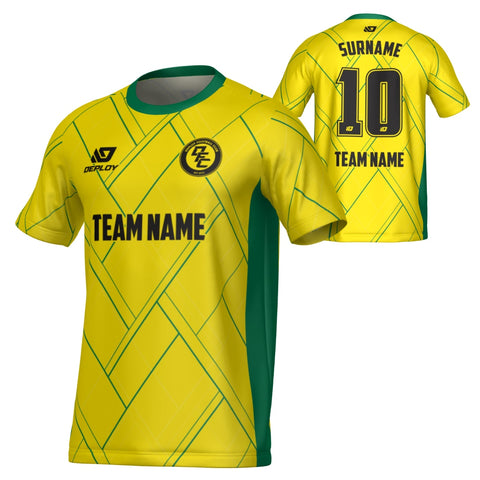 Plaid Jersey - Yellow
