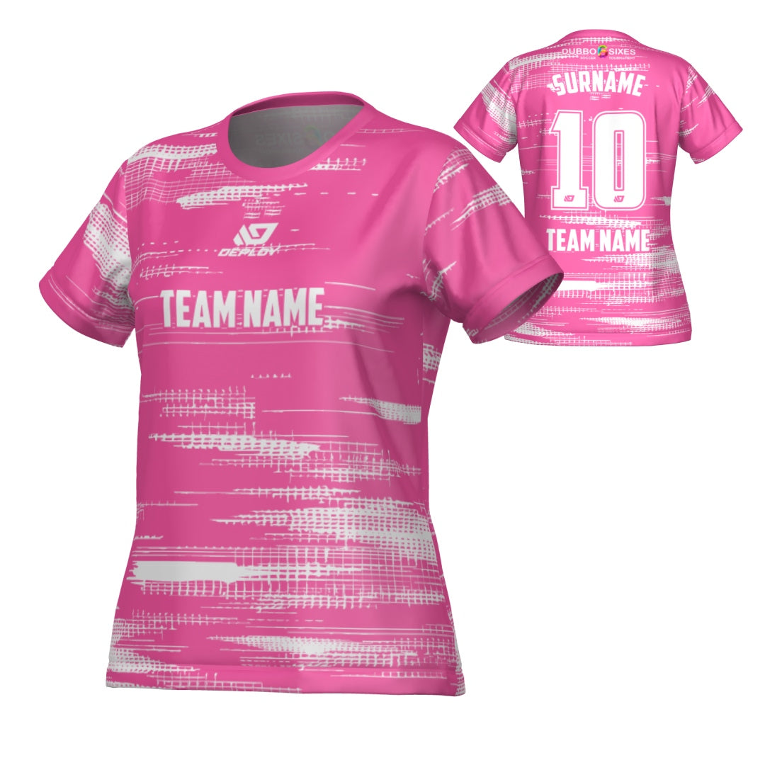 DUBBO 6s SUMMER - LADIES DISTORT PINK