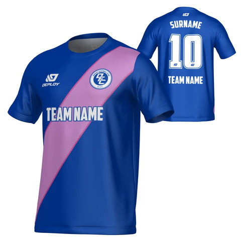 Sash Jersey - Royal Blue & Purple