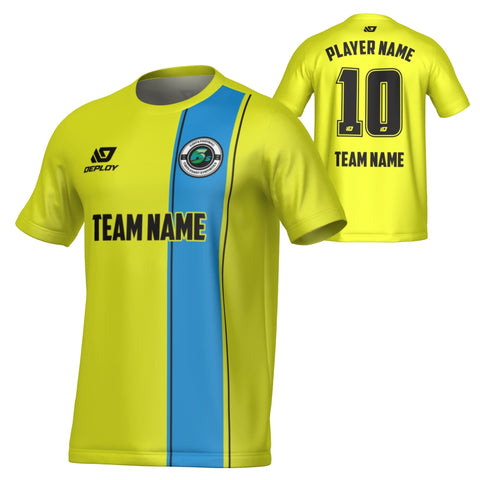 COFFS SUMMER 6'S - EDGE - NEON YELLOW & SKY BLUE