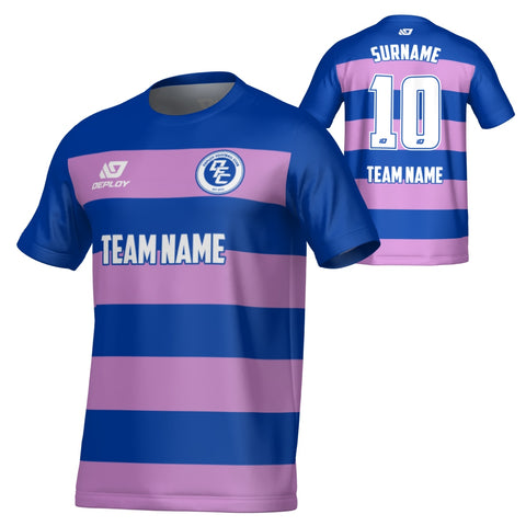 Hoops Jersey - Royal Blue & Purple