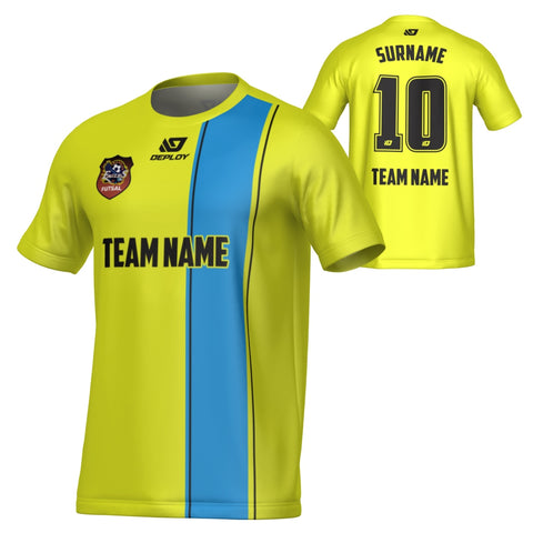 CHANDLER FUTSAL - EDGE - NEON YELLOW & SKY BLUE