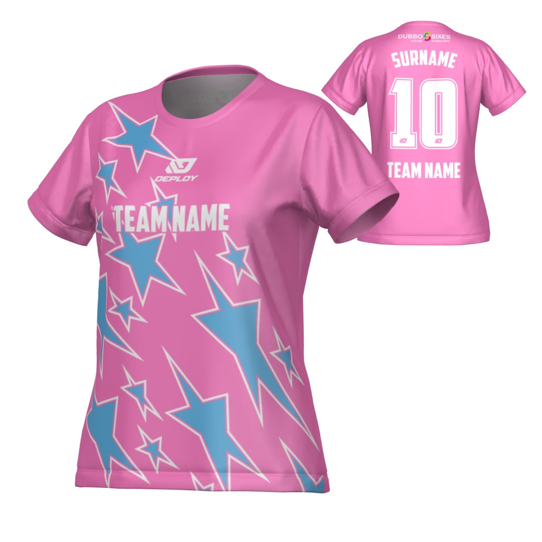 DUBBO 6s SUMMER - LADIES STARS PINK