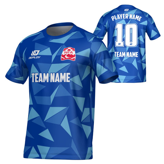 NEPEAN FA SUMMER - SHARDS - BLUE